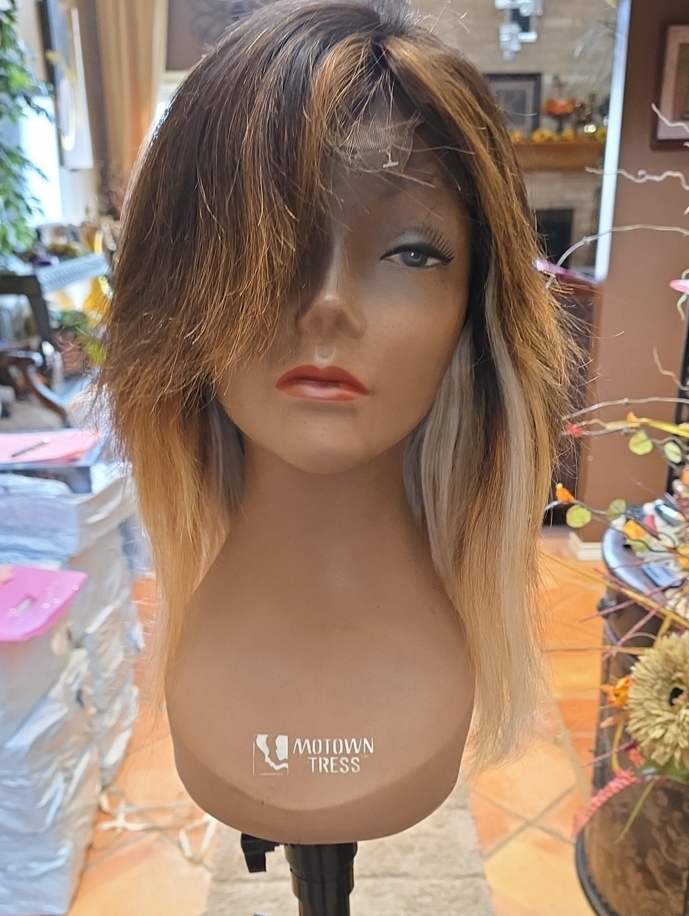Ombre Brown to Blonde Lace Front Wig
